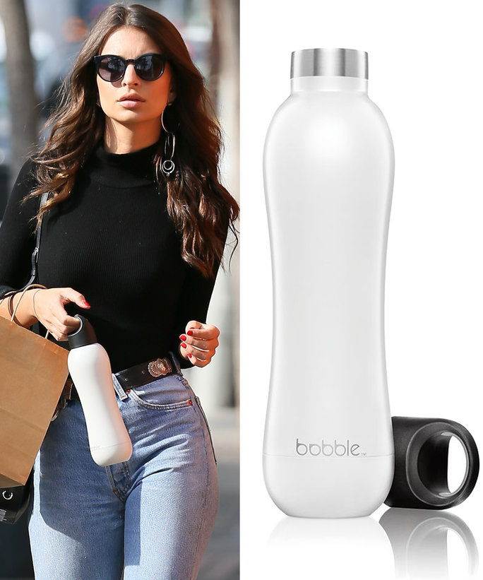 אמילי Ratajkowski with a Bobble water bottle 