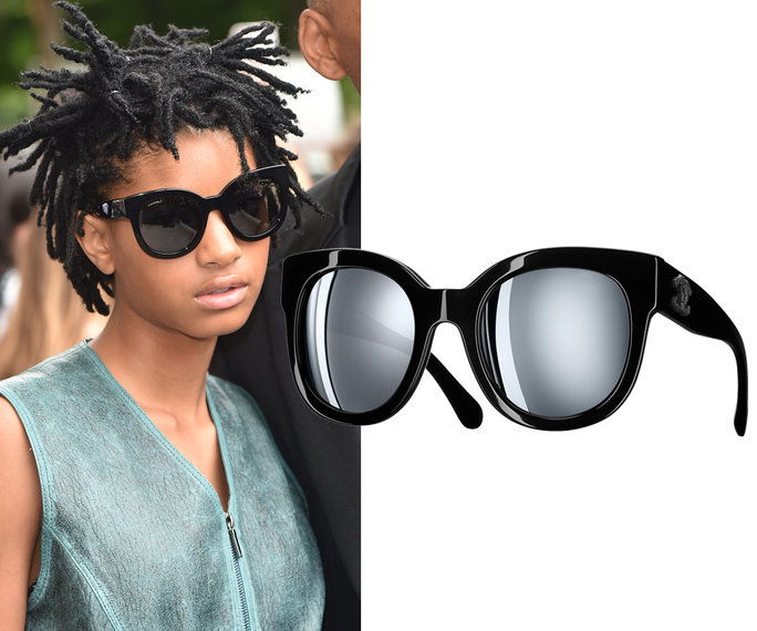 ערבה Smith in Chanel sunglasses 