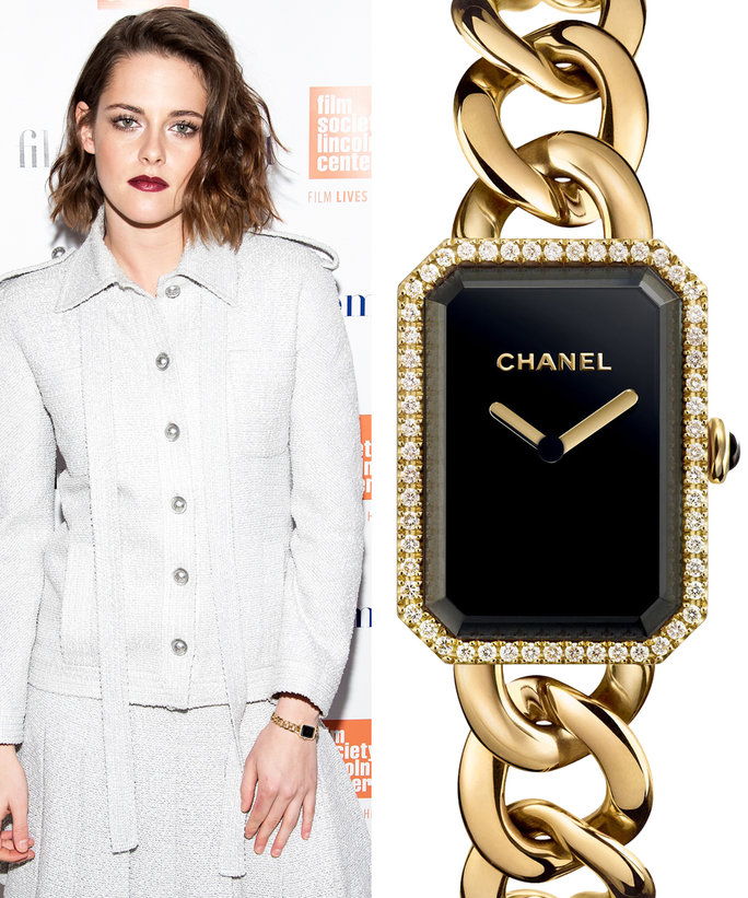 קריסטן Stewart with Chanel watch 