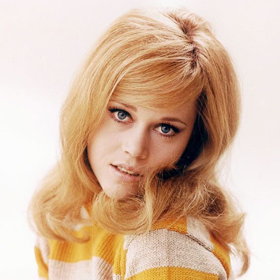ג 'יין Fonda - Transformation - Hair - Celebrity Before and After