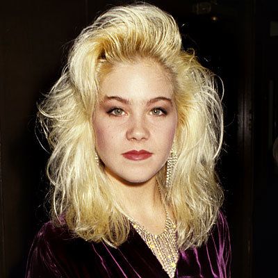 כריסטינה Applegate, 1986, transformation, celebrity hair, celebrity makeup