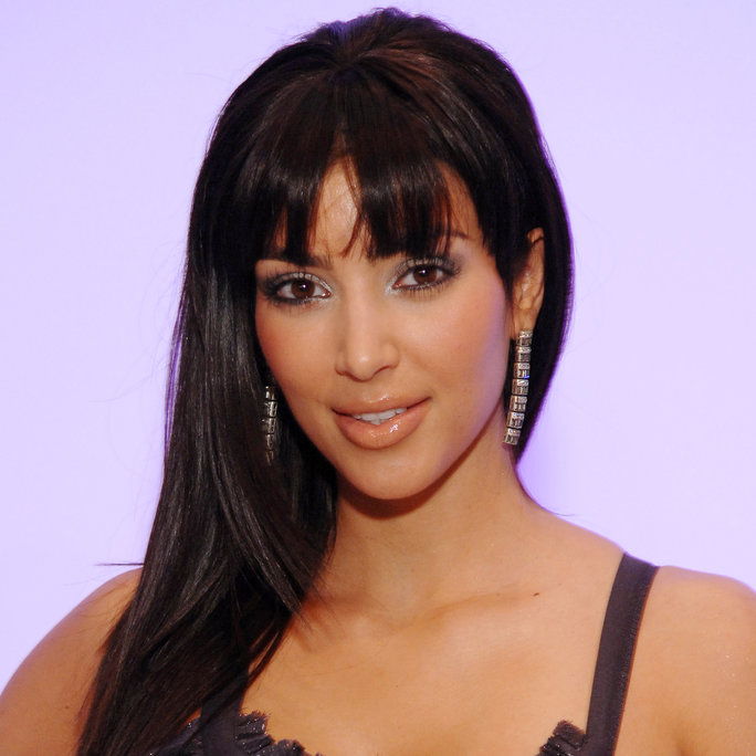 キム Kardashian front row at NIOXIN Hairstyling for Alvin Valley Fall 2007