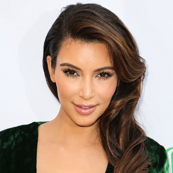 קים Kardashian - Transformation - Hair - Celebrity Before and After