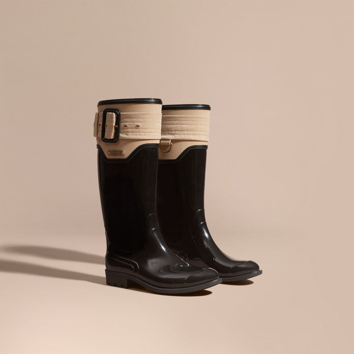 תעלה Belt Detail Rain Boots
