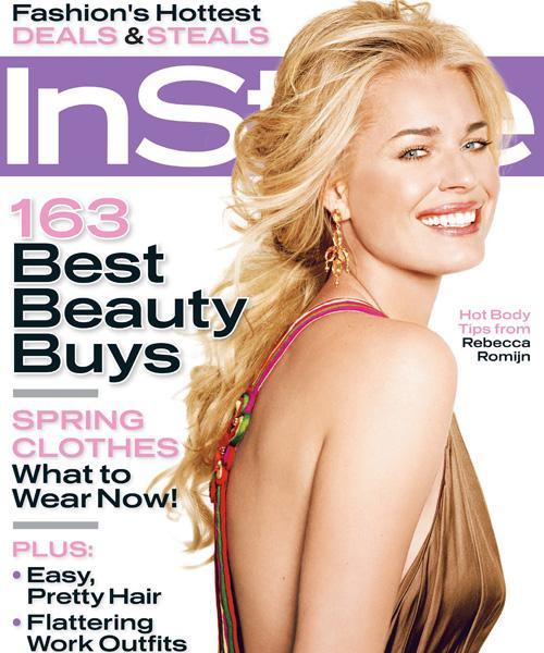 InStyle Covers - April 2006, Rebecca Romijn