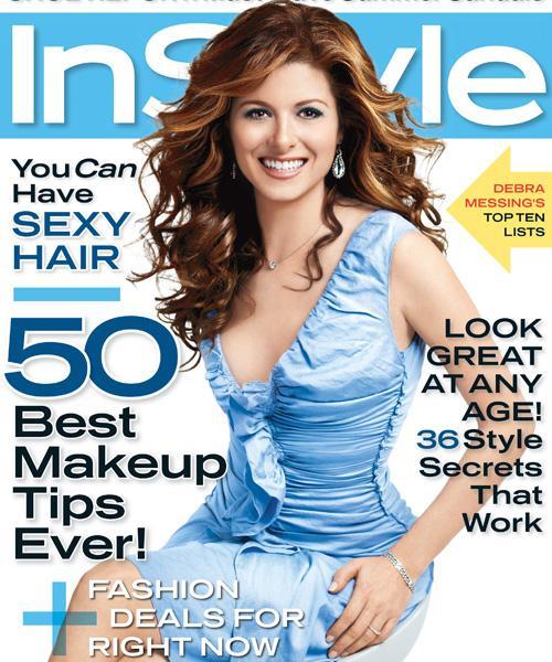 InStyle Covers - May 2006, Debra Messing