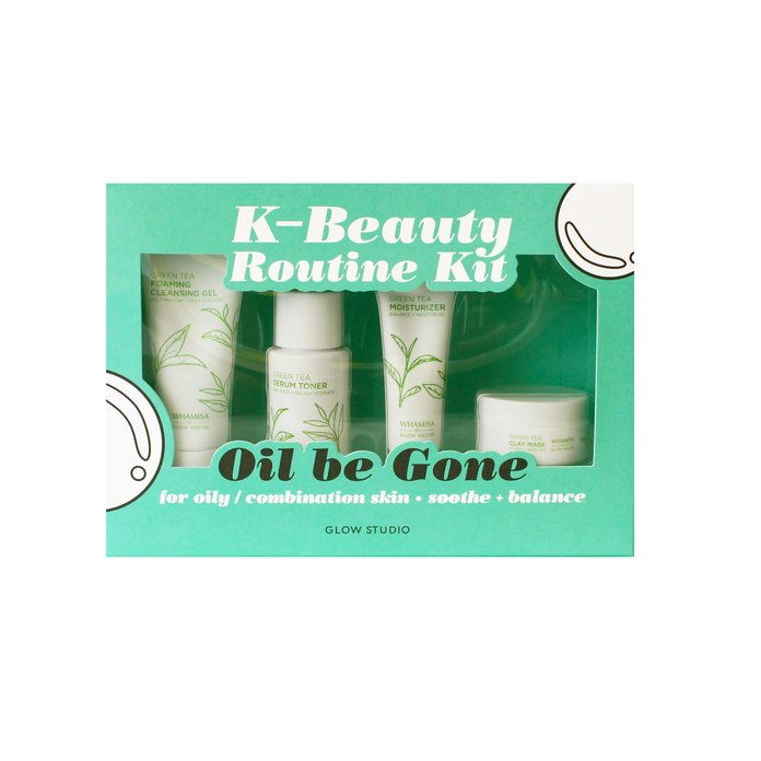 불타는 듯한 빛깔 Studio Oil Be Gone K-Beauty Routine Kit