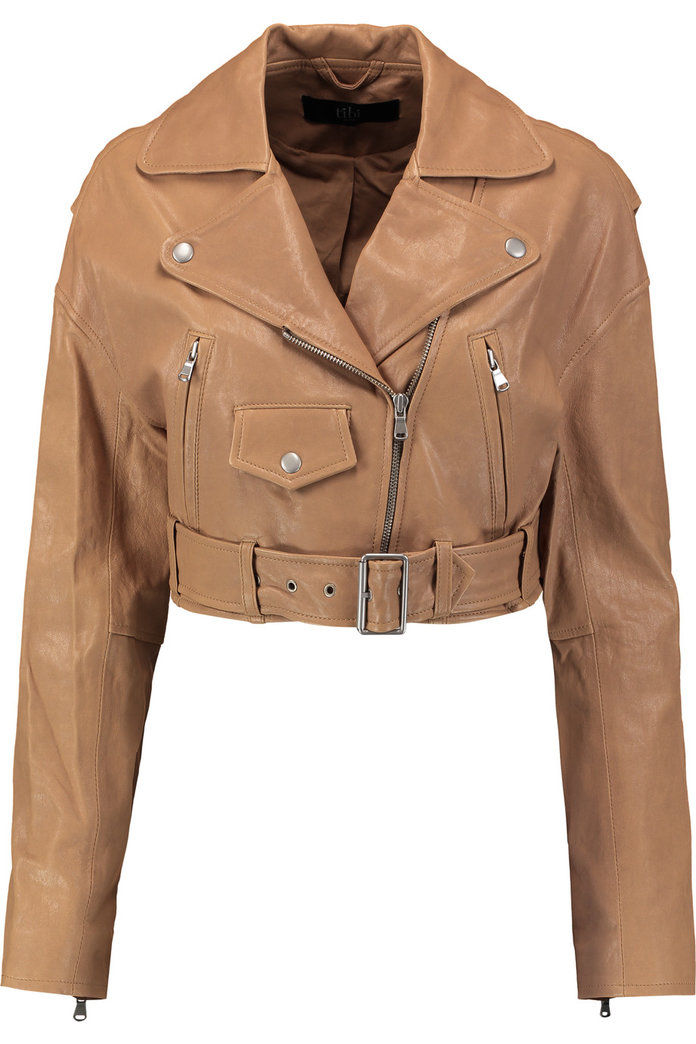 טיבי Anesia belted leather jacket