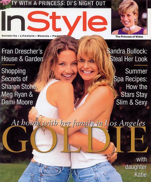 בסטייל Covers - August 1996, Goldie Hawn and Kate Hudson