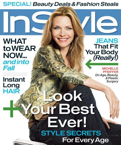 InStyle Covers - August 2006, Michelle Pfeiffer