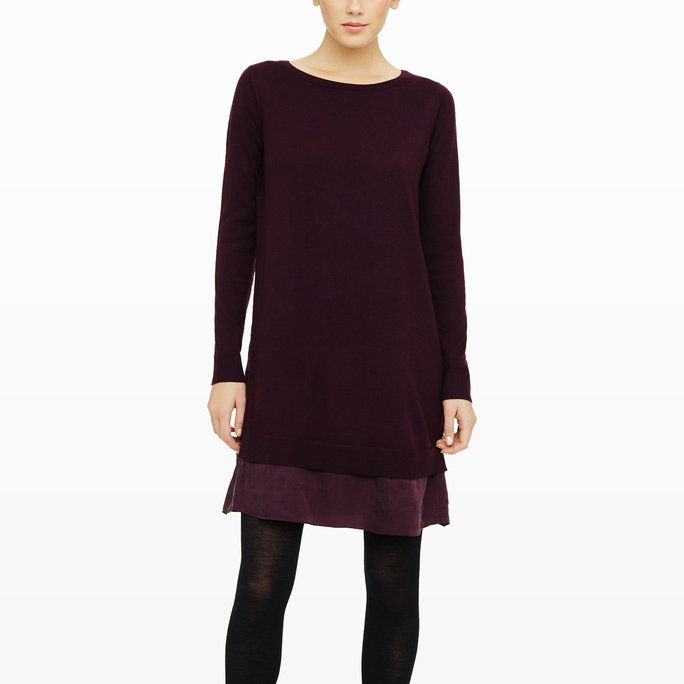 ריגבי Layered Sweater Dress 