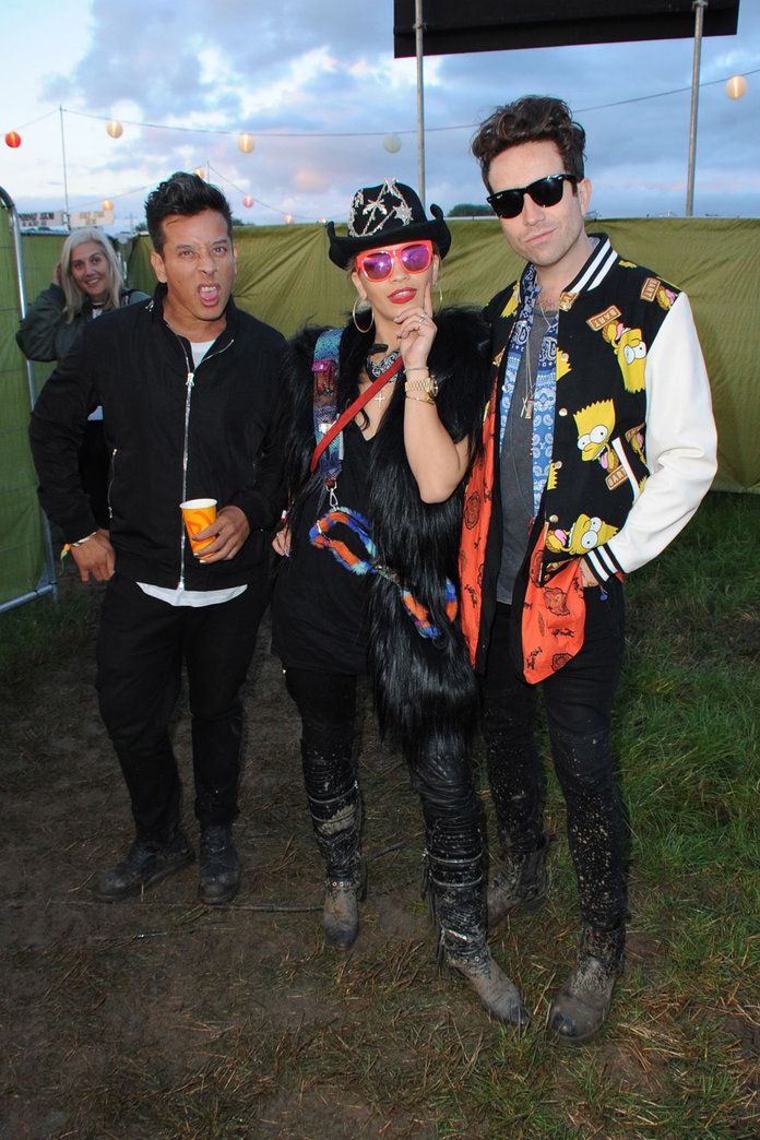 ניק Grimshaw And Rita Ora At Glastonbury 2014