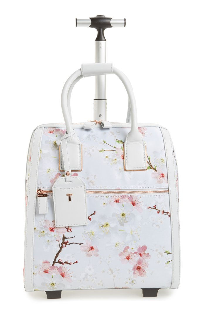 טד Baker Alayaa Cherry Blossom Two-Wheel Travel Bag