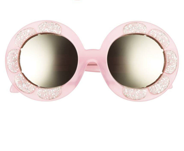 맹세 London Pixie Flower 48mm Round Sunglasses
