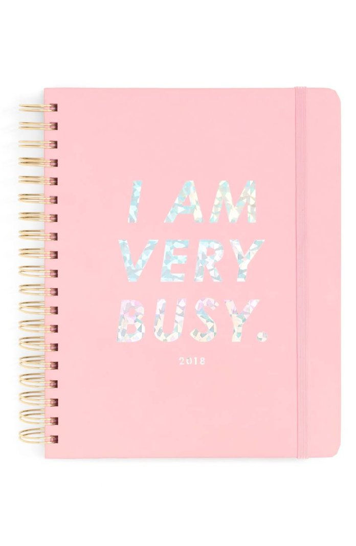 금지 .do 'I Am Very Busy' 17-Month Hardcover Agenda 