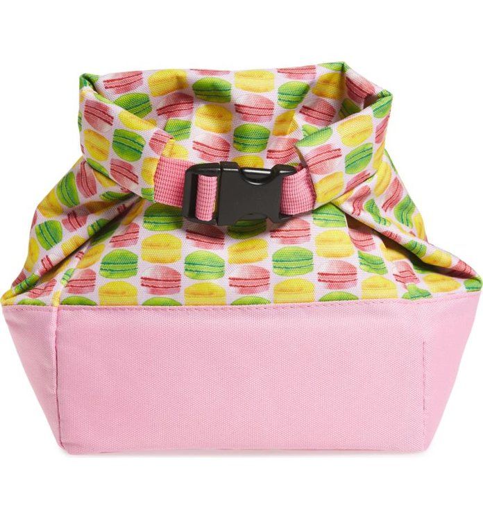 POPATU Macaron Print Roll Top Lunch Bag