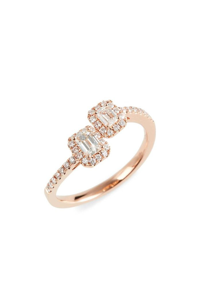 뼈 Levy Stackable Diamond Ring