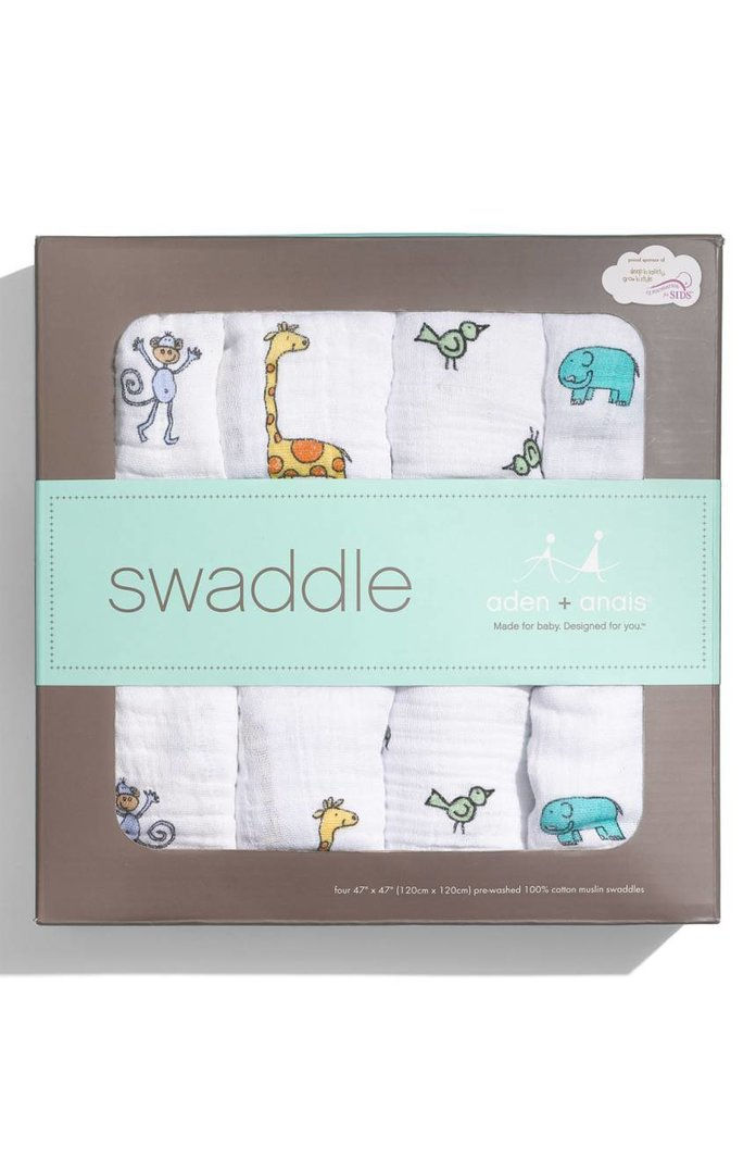 עדן + Anais Set of 4 Classic Swaddling Cloths