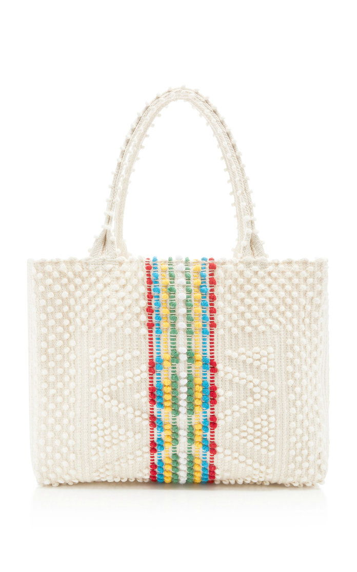  Cotton and Linen Woven Tote Bag 