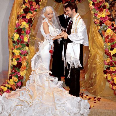 חתונה Day Details: Christina Aguilera and Jordan Bratman