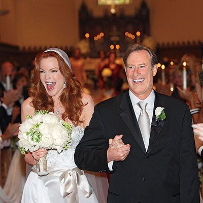 結婚式 Day Details: Marcia Cross and Tom Mahoney