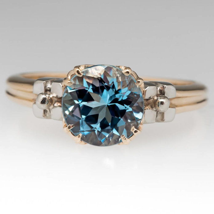 時代 Gem Vintage Engagement Ring 