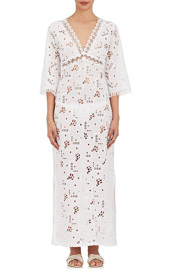 유혹 POSITANO Begonia Cotton Cover-Up Maxi Dress