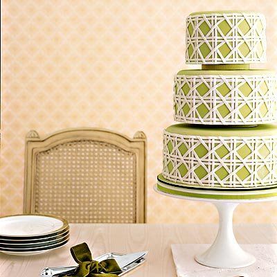 緑 wedding cake