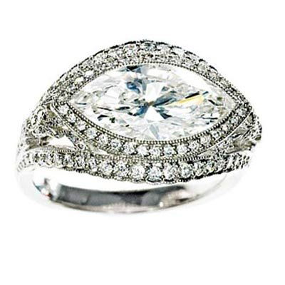 טיפאני & Co. marquise-cut diamond ring