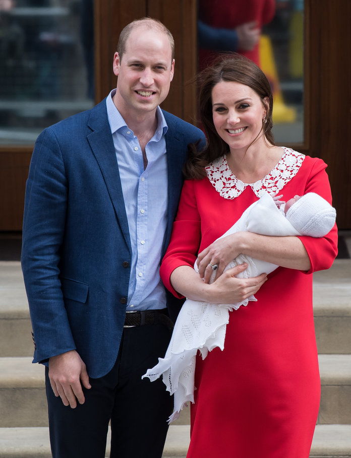 ה Duke & Duchess Of Cambridge Depart The Lindo Wing With Their New Son