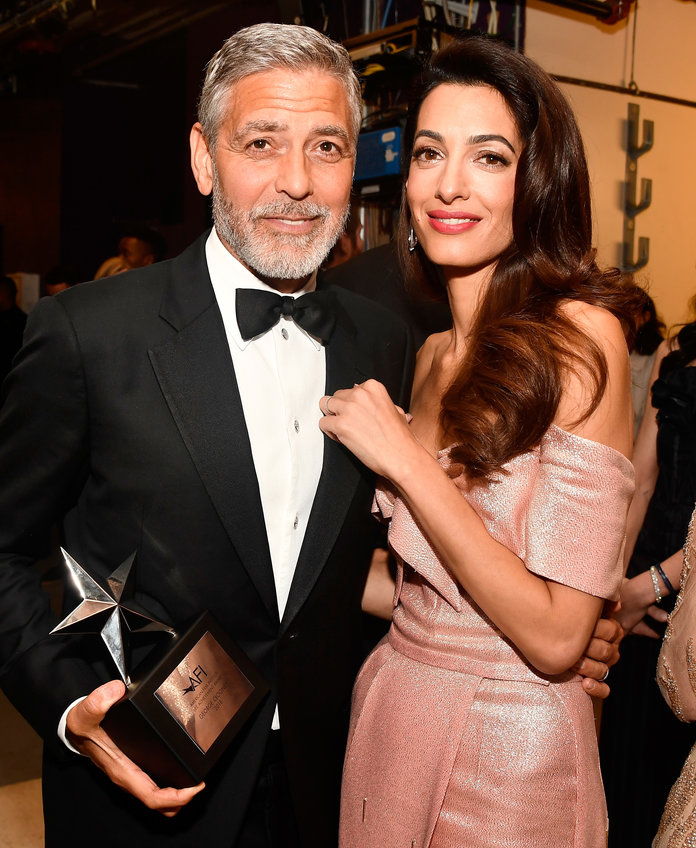 ジョージ and Amal Clooney at Tribute to George Clooney, lead