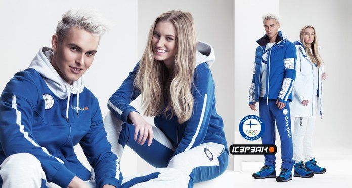 冬 2018 Olympic Uniforms Finland IcePeak
