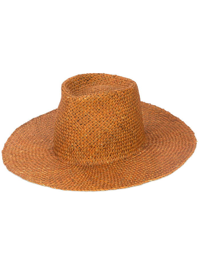 ארוגים Ginger-Tone Straw Hat 