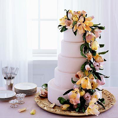 チューリップ decorated cake