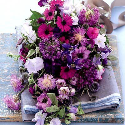 깊은 purple bouquet
